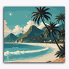 Paint Waint Moon and Beach