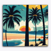 Paint Waint Sunset and Beach