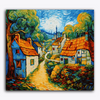 Paint Waint Village Van Gogh Style