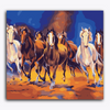 Paint Waint 7 Horses Running