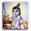 Paint Waint Little Krishna Having Maakhan Janmasthami