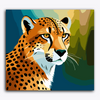 Paint Waint Cheetah Staring