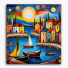 Paint Waint Coloring Village With Lake