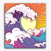 Paint Waint Sea Sunset Artwork