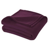 Cloth Fusion Polar Fleece AC Blanket for Winter Double Size Soft Woolen Blanket for Travel & Sleeping Wine