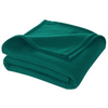 Cloth Fusion Polar Fleece AC Blanket for Winter Single Bed Soft Woolen Blanket for Travel & Sleeping Dark Green