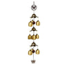 Gupta Fancy Store Wind Chime 9 Bells Gold Tone Metal