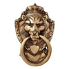 Two Moustaches Victorian Brass Door Knocker Lion Door Knocker