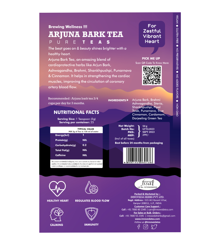 Innoveda Arjuna Heart Tea