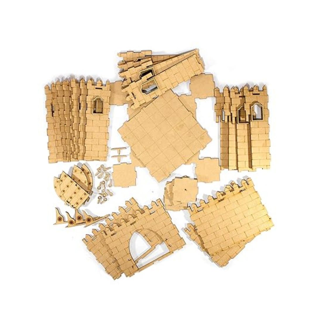 StonKraft Wooden 3D Puzzle Home Decor Construction School Project Easy To Assemble