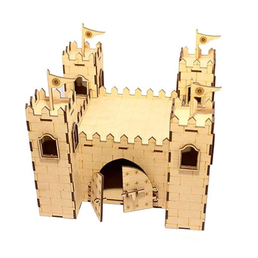 StonKraft Wooden 3D Puzzle Home Decor Construction School Project Easy To Assemble