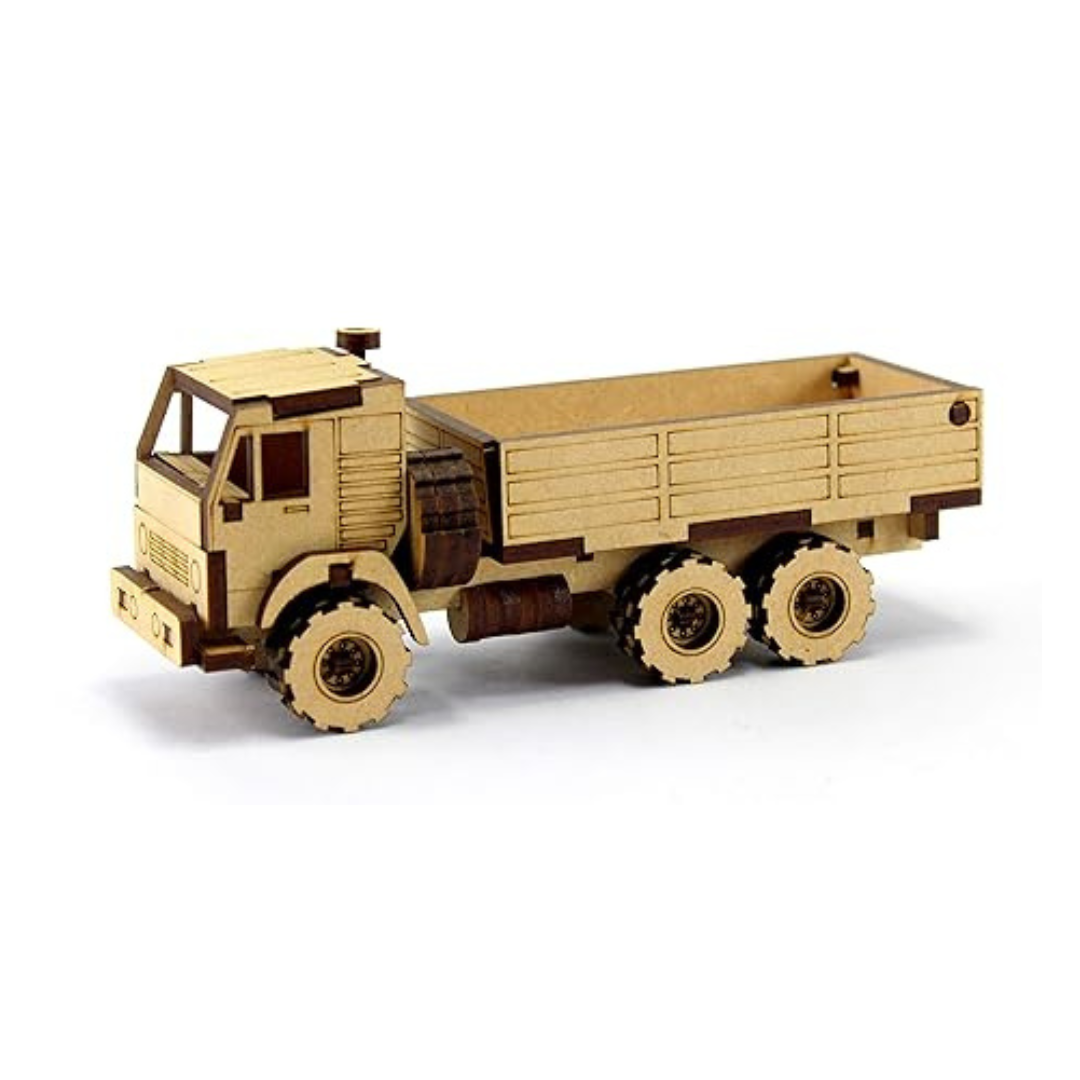 StonKraft 3D Wooden Puzzle Truck Wooden DIY Kit Build Your own Construction Toy