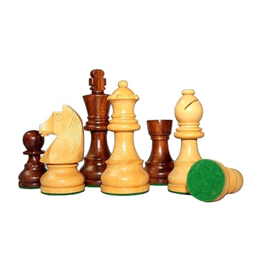 StonKraft Wooden Travel Folding Small Chess Game Board Set + Wooden Magnetic Crafted Pieces