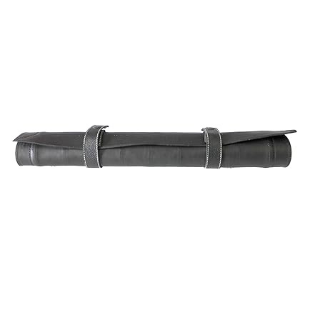 Stonkraft Genuine Leather Chess Black Colour Roll Up Chess Tournament Chess