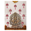JH Gallery Lotus Hangings for Decoration Floral Wall Hangings for Temple Decor Mandir Pack of 6