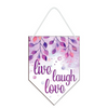 Blue Finch Wall Hanging Decor Live Laugh Love Wall Art For Living Room Decorand Home Decor (Multi 2)
