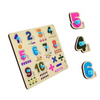 Highroof 1-10 Number Wooden Puzzle Kids Games Toys For Kids 3+ Jigsaw Puzzles For Adults