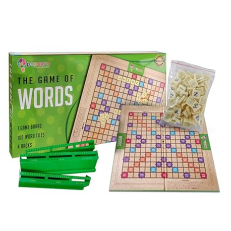 Popcorn Games & Puzzles Plastic The Game of Words Educational Vocabula ...