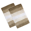 The Home Talk Cotton Stripes Bathmats Water Absorbent Runners Floor Mats