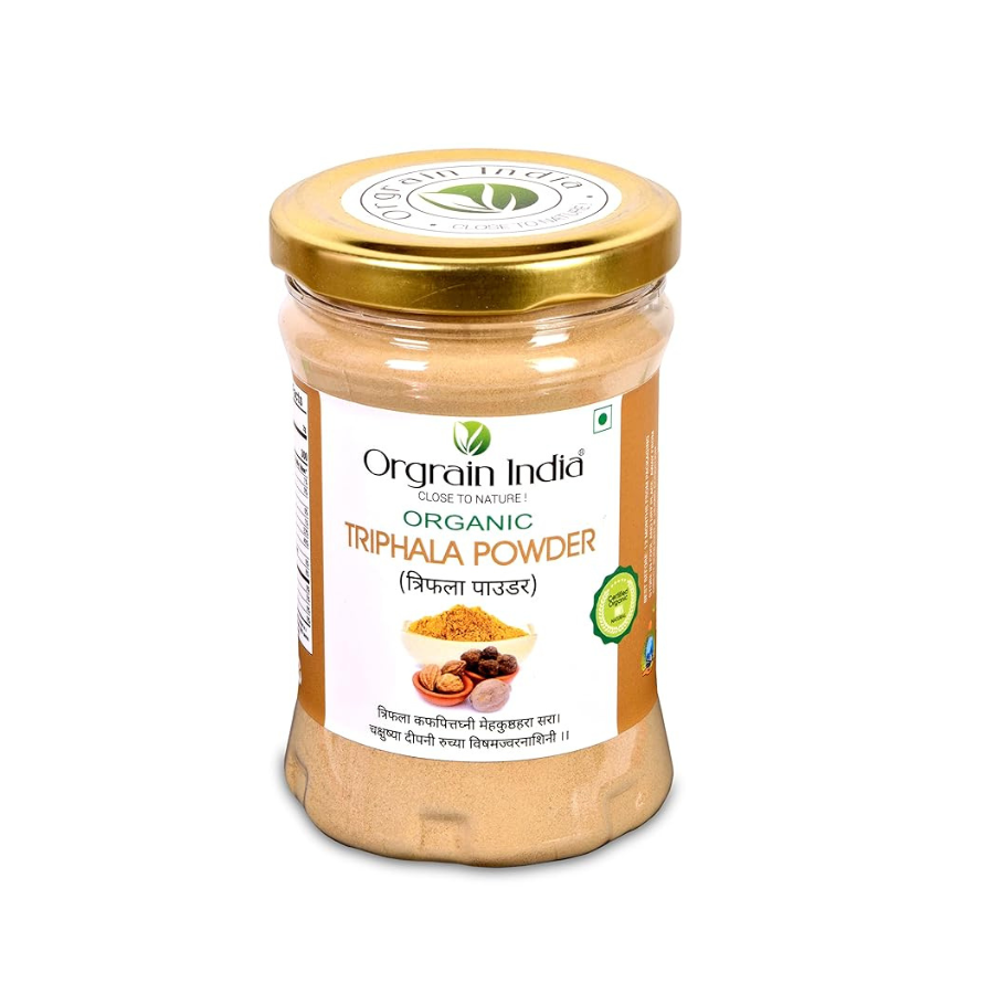 Orgrain India Organic Triphala Powder - 150 gms - DesiPick