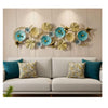 DSH Crafting Your Curiosity Metal Wall Art Lotus Leaves Wall Hanging Wall Decor Sculpture ButterFly