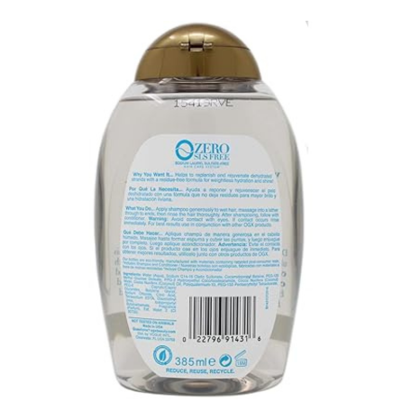 Ogx Weightless Hydration Coconut Water Shampoo - 385 ml