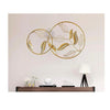 DSH Crafting Your Curiosity Metal Handcrafted Wall Hanging Wall Decor 2 Ring Gold