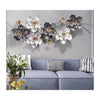 DSH Crafting Your Curiosity Metal Wall Deco Multi Color Wall Hanging Wall Arts S Flower Black