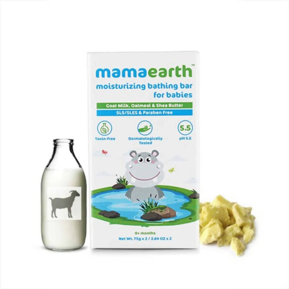 Mamaearth Moisturizing Bathing Bar Soap For Babies Pack of 2