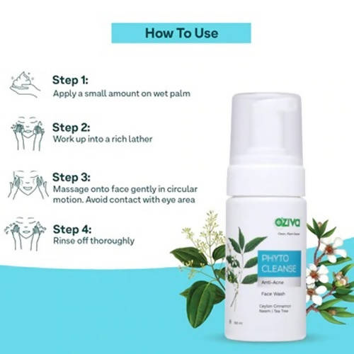 OZiva Phyto Cleanse Anti-Acne Facewash - 100 ml