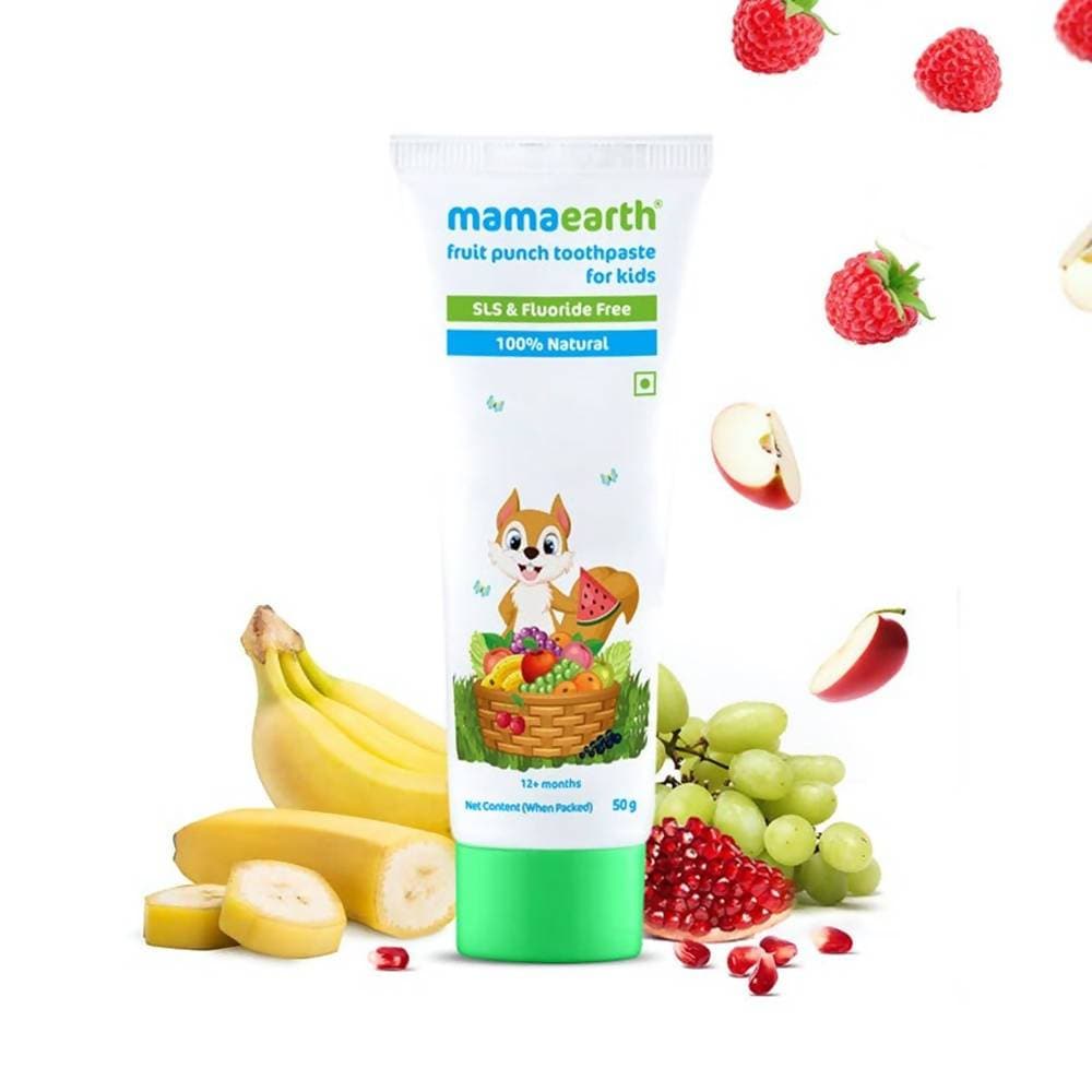 Mamaearth Fruit Punch Toothpaste For Kids - 50 gms