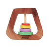 Matoyi Trapezium Wooden Baby Rattle