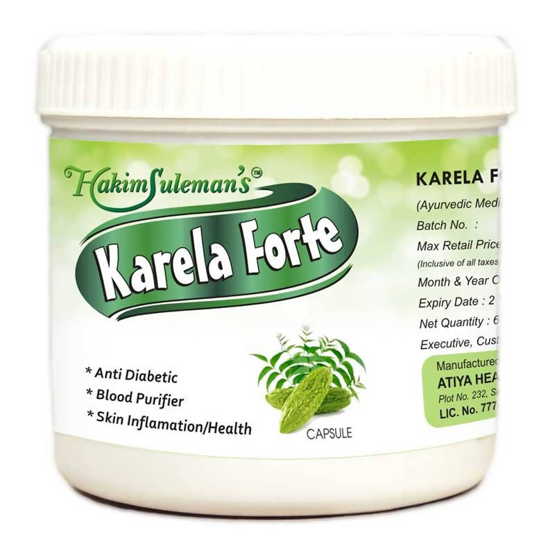 Hakim Suleman's Karela Forte Capsules - 60 Capsules