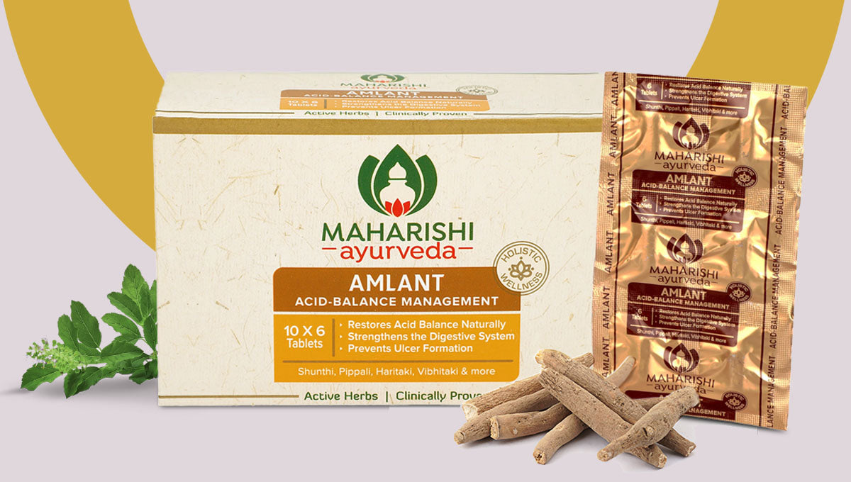 Maharishi Ayurveda AMLANT  FOR ACIDITY & GAS RELIEF - 60 tabs
