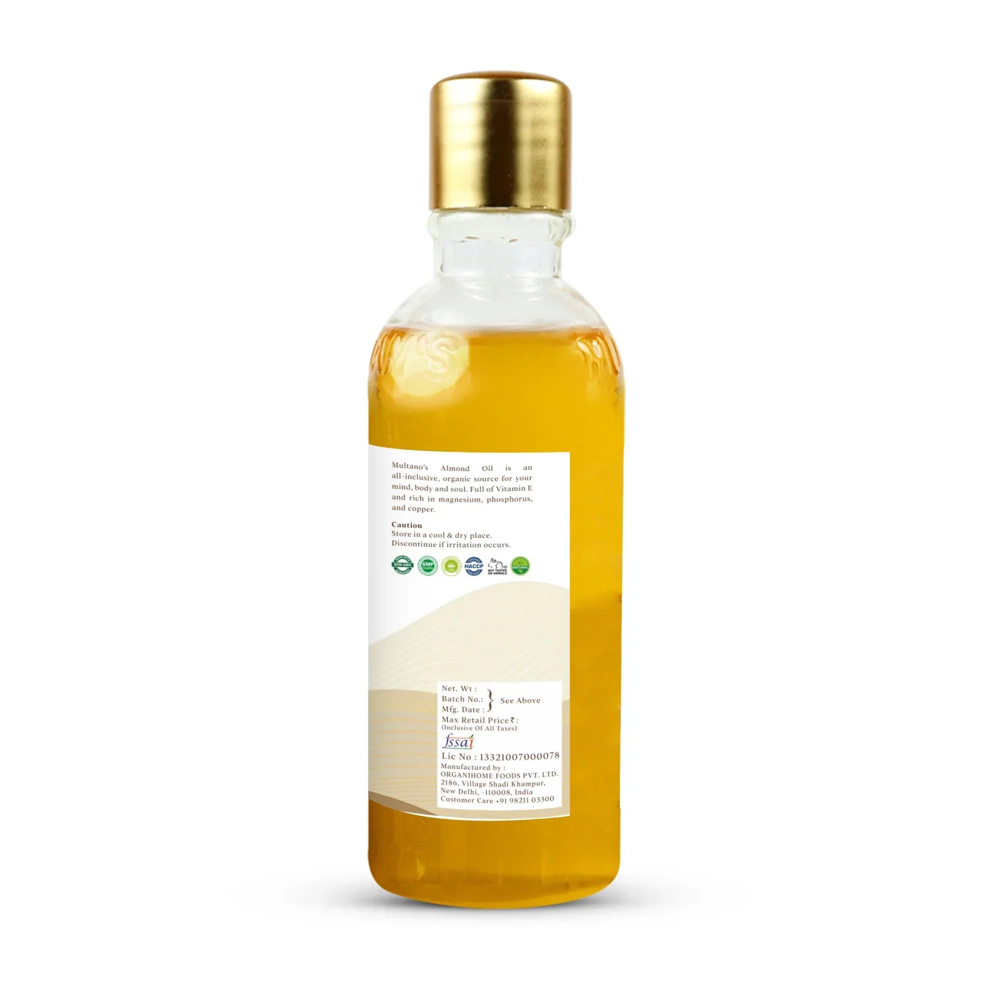 Multano Cold Pressed Almond Oil