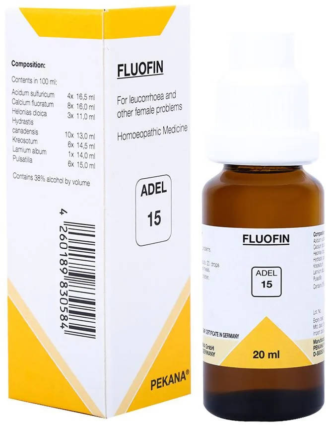 ADEL Homeopathy 15 Fluofin Drops - 20ml