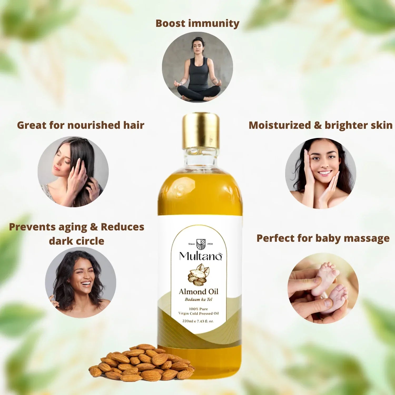 Multano Cold Pressed Almond Oil