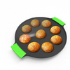 Esspy 9 Pit Pre-Seasoned Cast Iron Paniyaram Pan With Silicon Handle