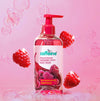 mCaffeine Brightening Raspberry Body Wash Vitamin C Rich -300 ml