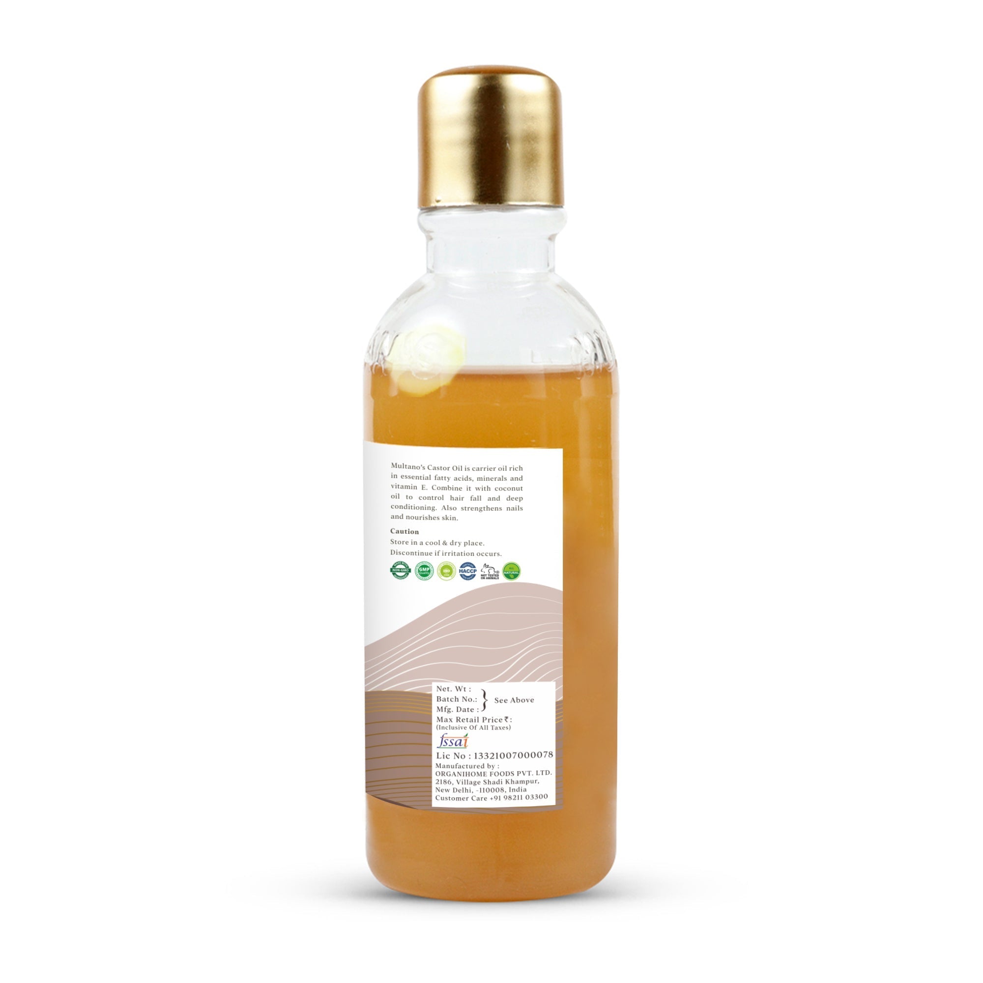 Multano Cold Pressed Castor Oil