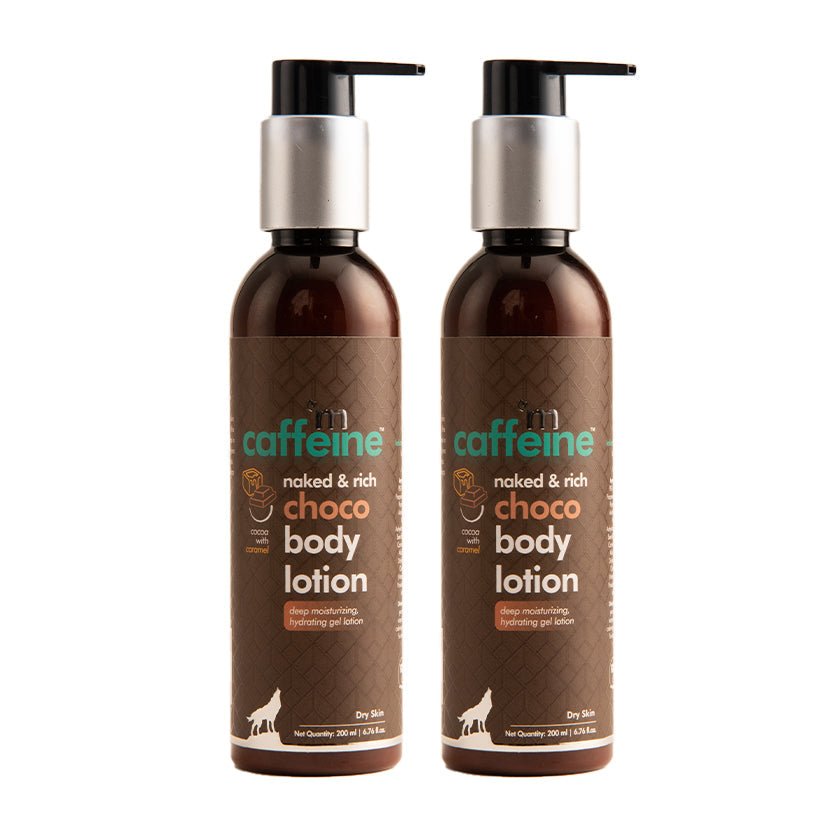 mCaffeine Choco Body Lotion | Deep Moisturization | Dry Skin - 200 ml ...