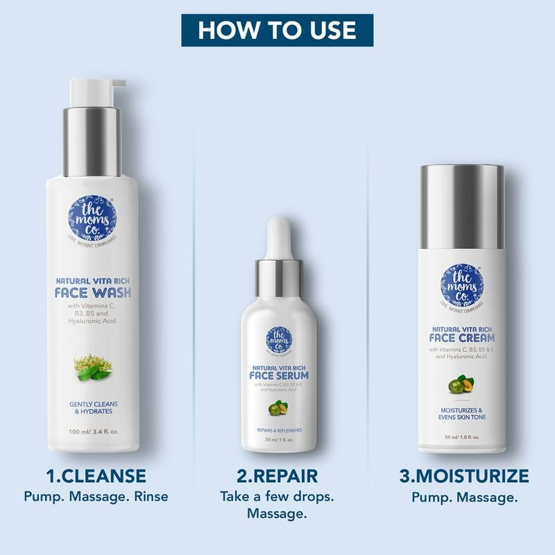 The Moms Co Natural Vita Rich Face Wash