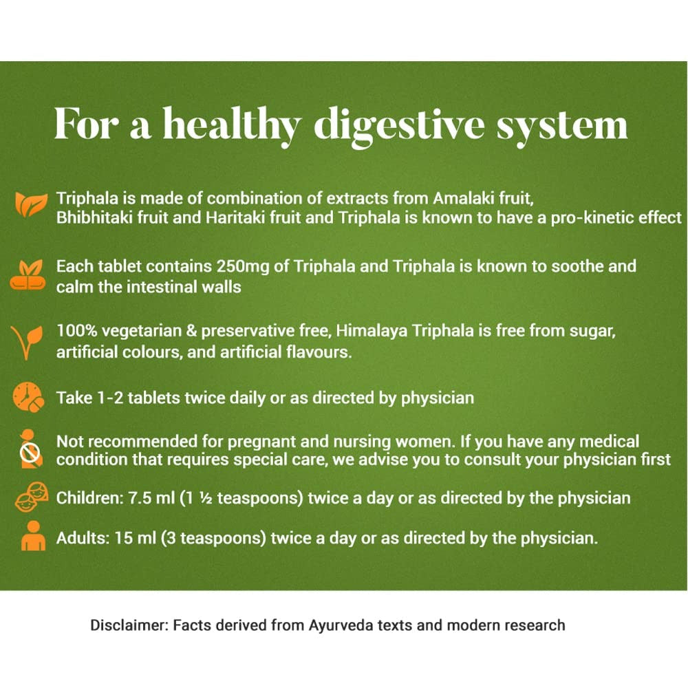 Himalaya Pure Herbs Triphala Bowel Wellness