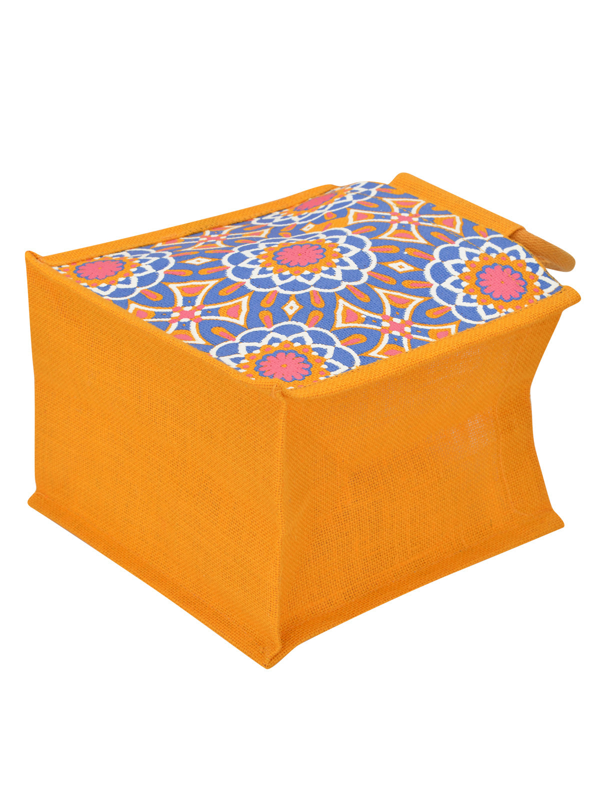 Jute Cottage Mughal Print Zipper Lunch Bag