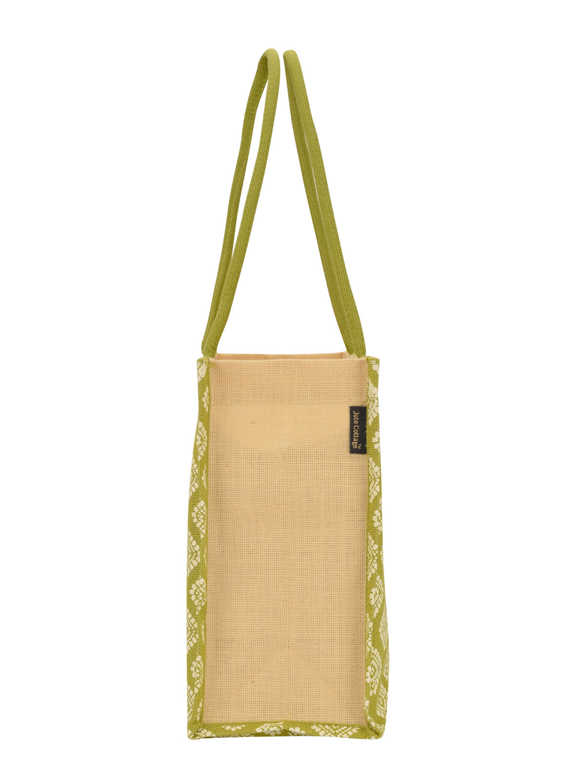 Jute Cottage Shopping Square Diamond All Over Print Zipper
