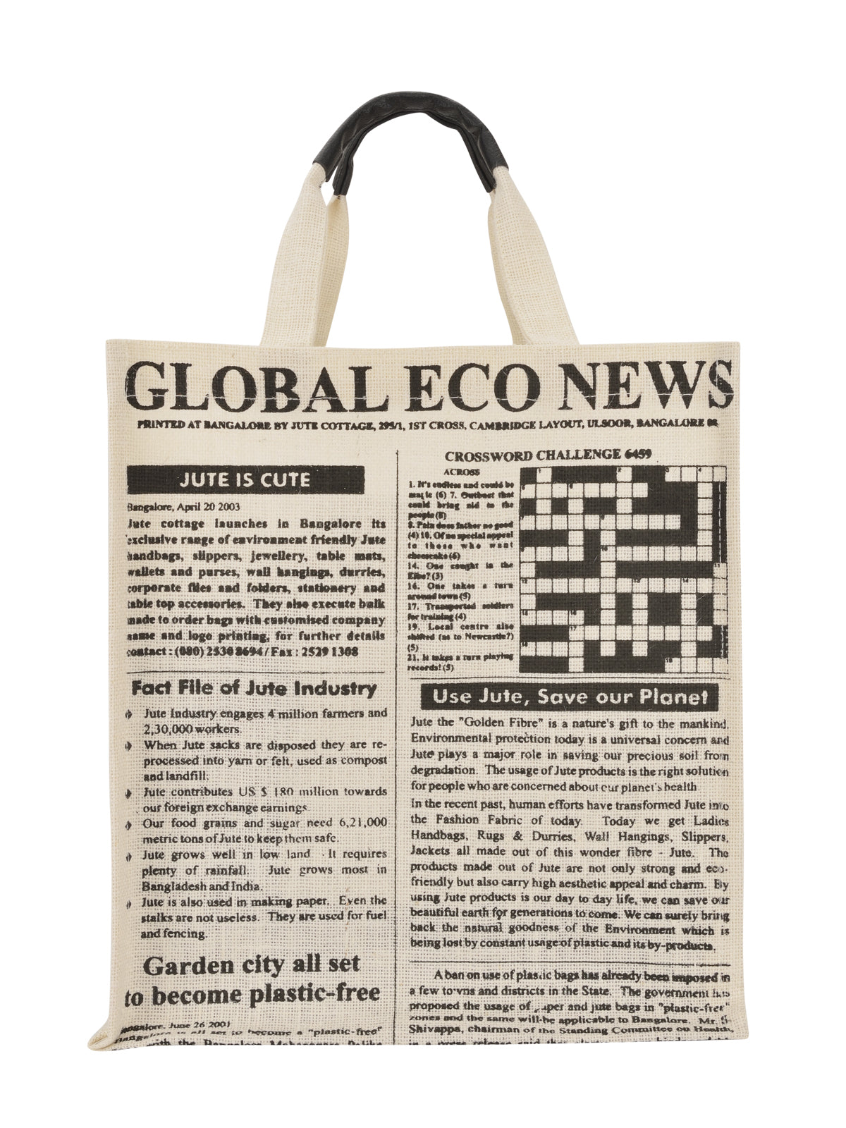 Jute Cottage Global Shopping Bag 100% Genuine