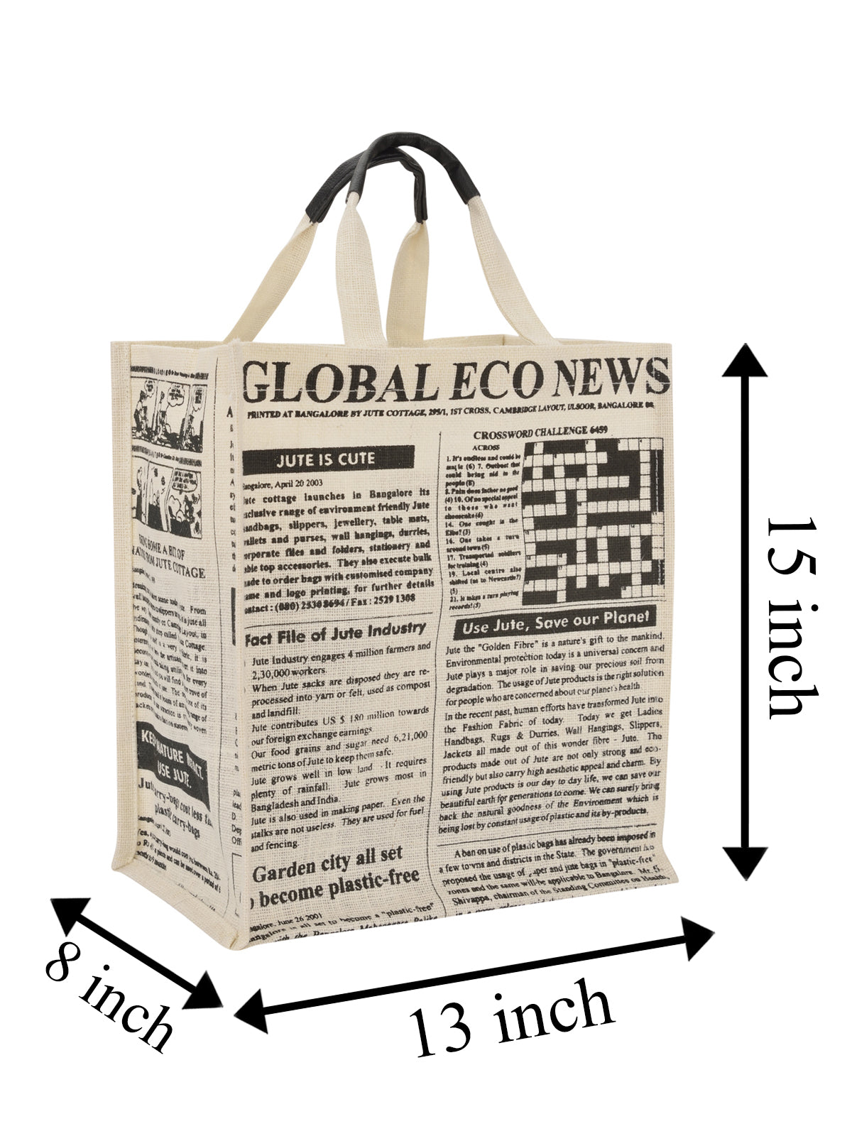 Jute Cottage Global Shopping Bag 100% Genuine