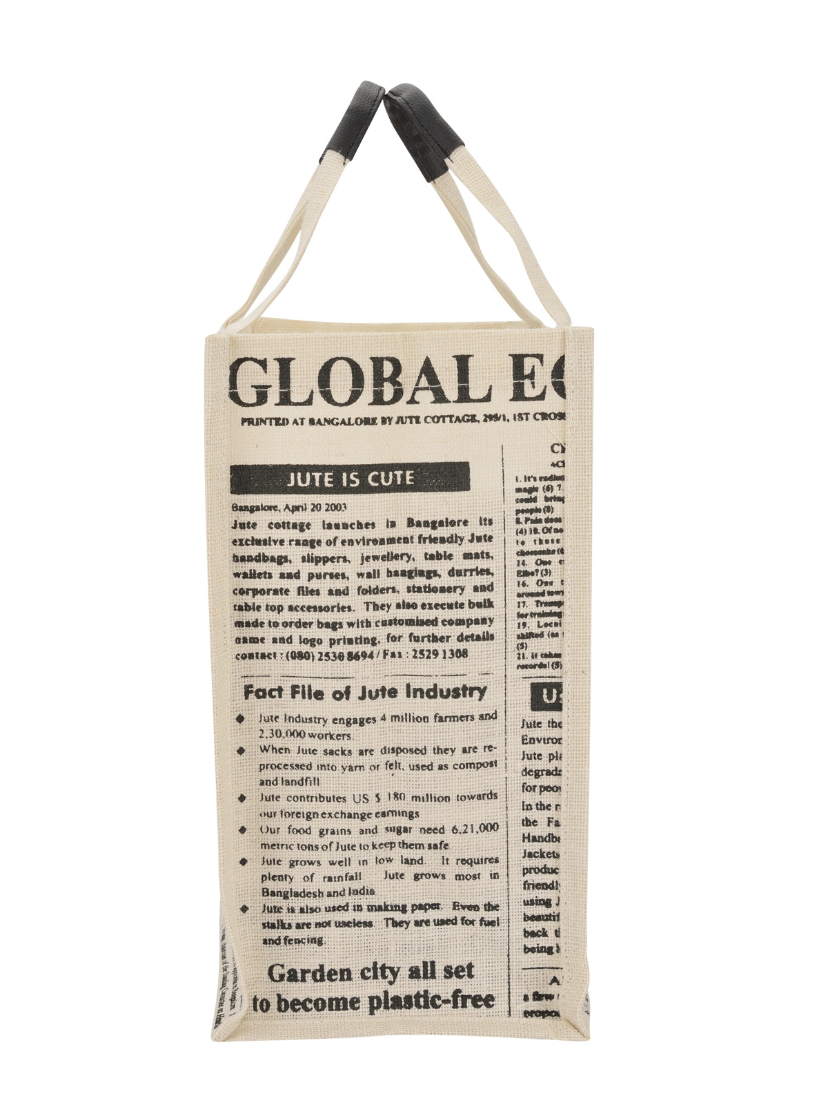 Jute Cottage Global Shopping Bag 100% Genuine