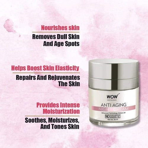 Wow Skin Science Anti Aging Night Cream - 50 ml
