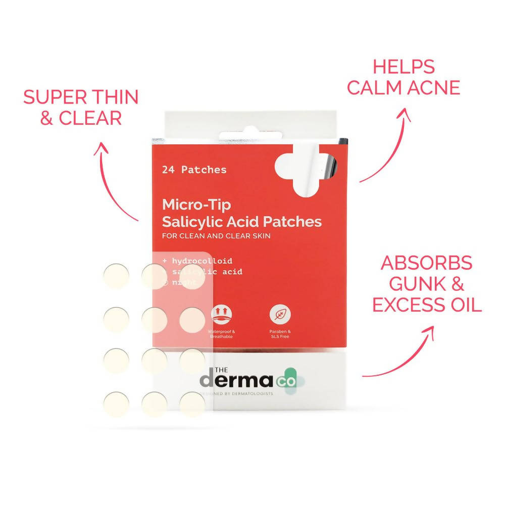 The Derma Co Micro-Tip Salicylic Acid Patches - 24 patches